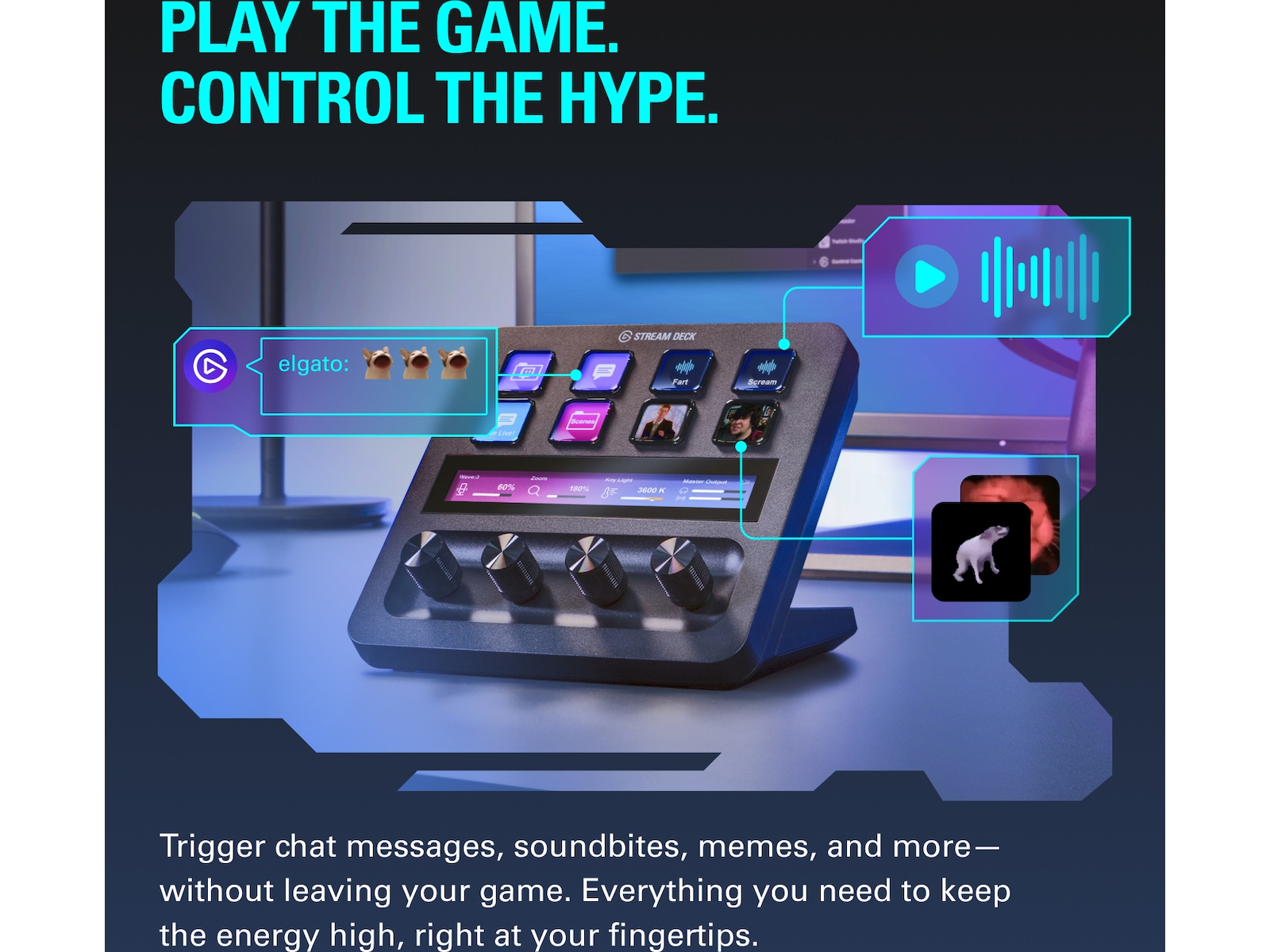 Elgato Stream Deck + Capture og streamning