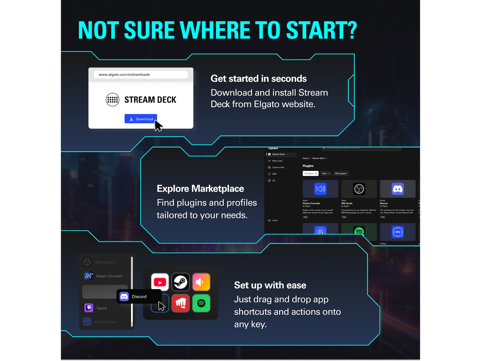 Elgato Stream Deck + Capture og streamning