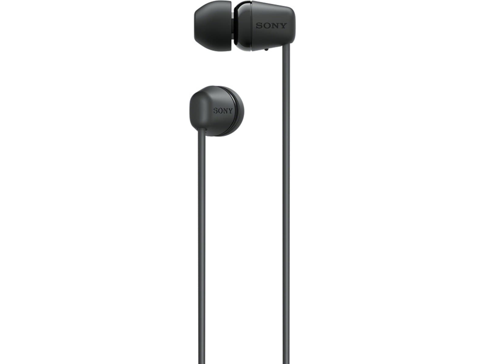 Sony WI-C100 Trådløse Høretelefoner, Earbuds (sort) In-ear høretelefoner
