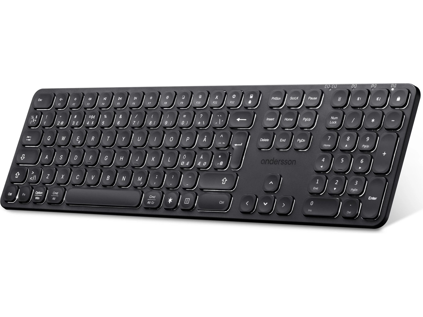 Andersson WSK-3000 trådløst tastatur (sort) Keyboards