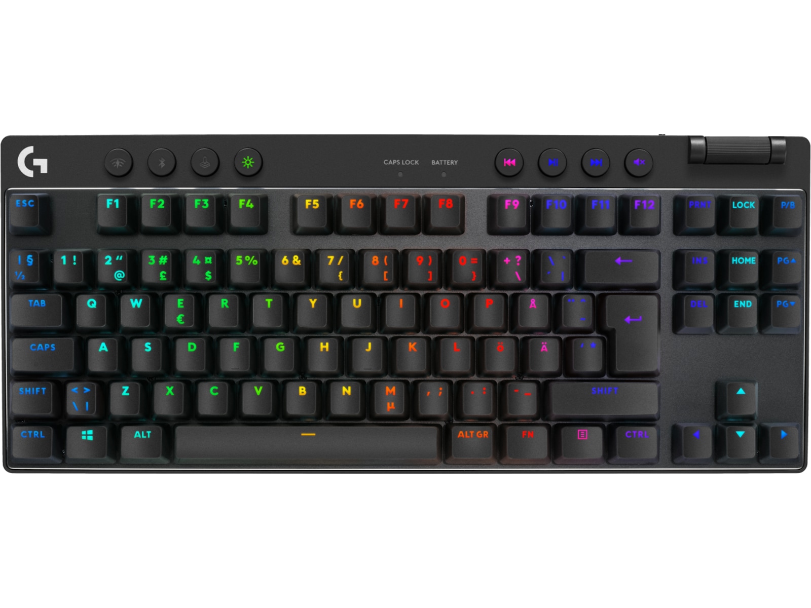 Logitech G Pro X TKL Lightspeed Trådløst Gaming tastatur (sort) Gamingkeyboard