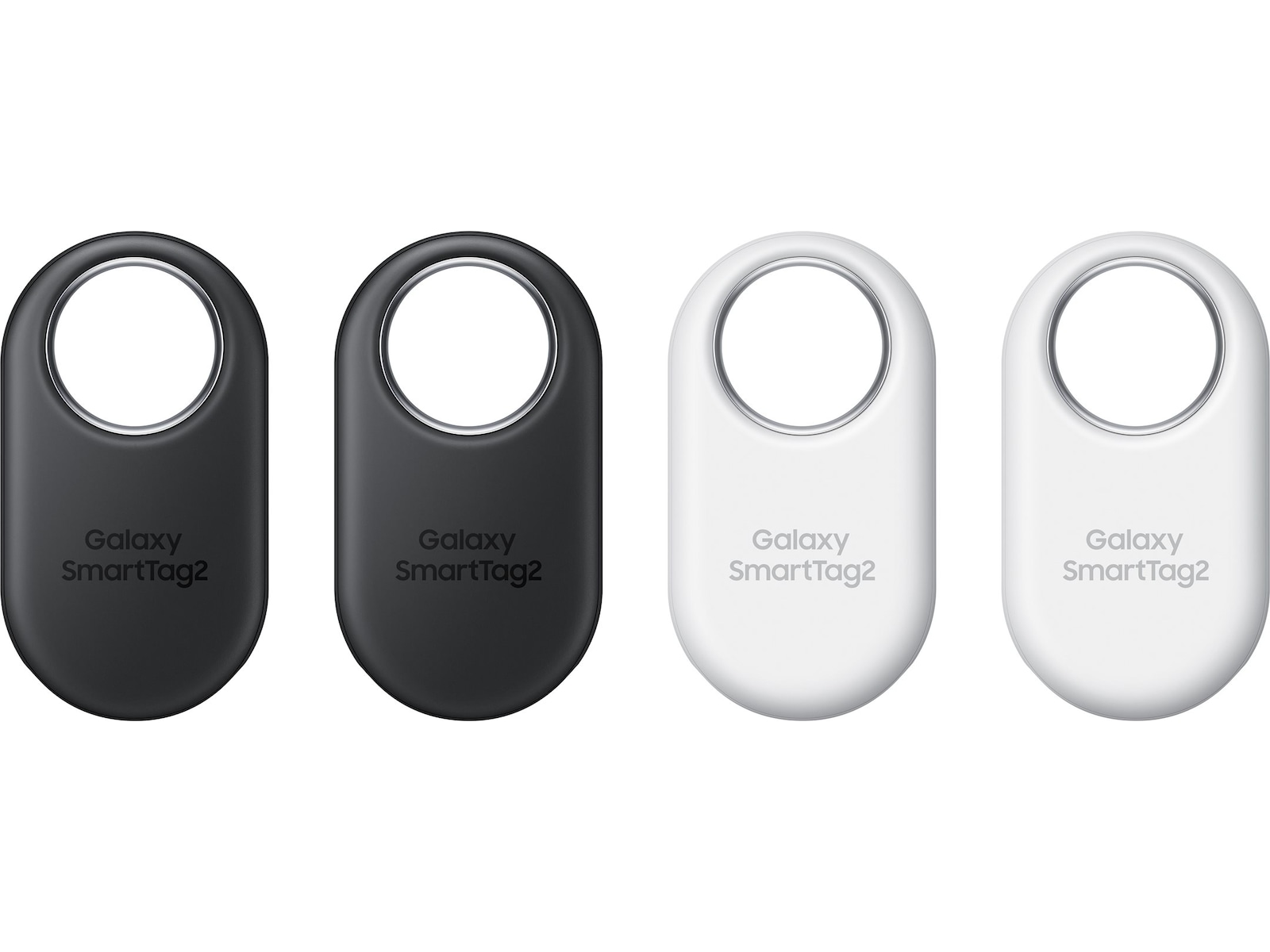 Samsung Galaxy SmartTag2 sporingschip 4-pak (sort/hvid) Bluetooth tracker & GPS