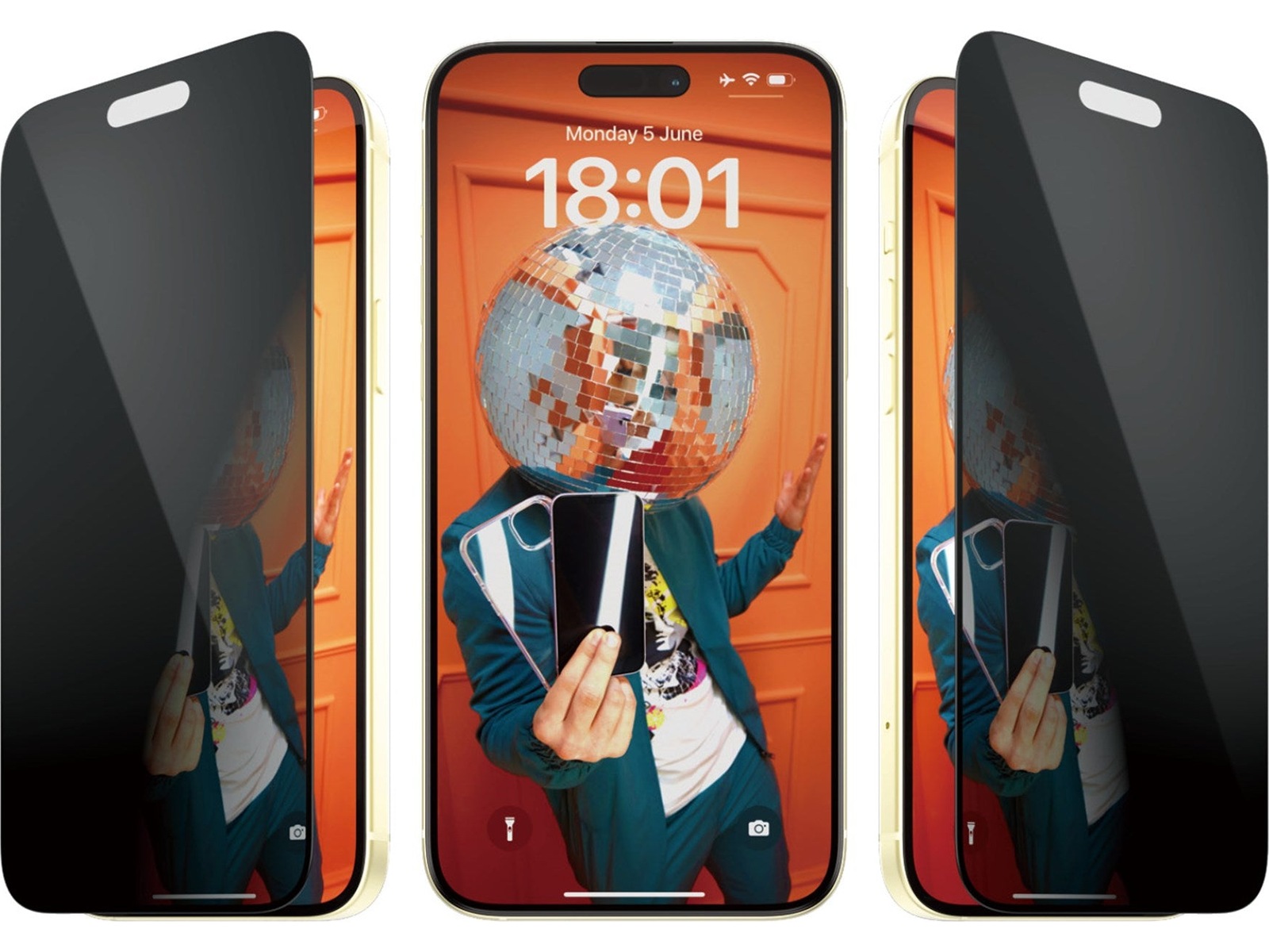 Panzerglass iPhone 15 Plus Privacy Skærmbeskytter Skærmbeskyttelse mobiltelefon