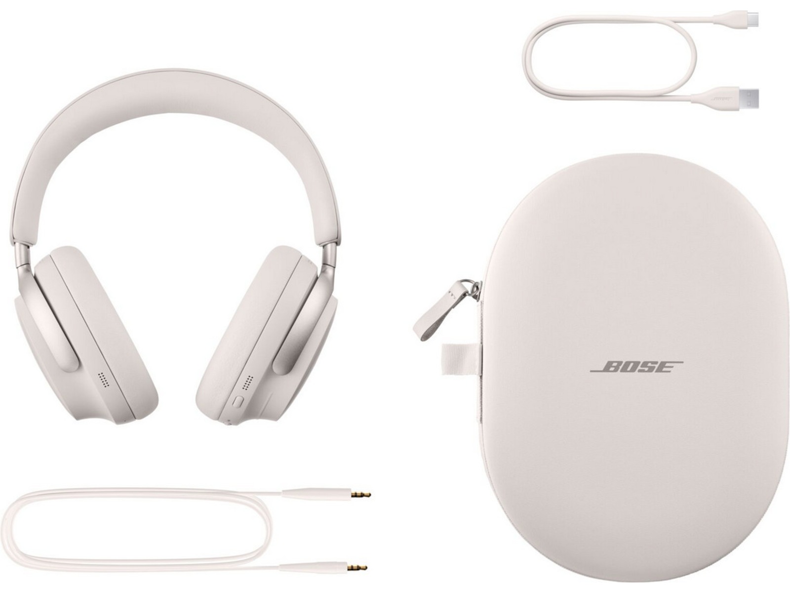Bose QuietComfort Ultra Trådløse høretelefoner, Over-Ear (hvid) Høretelefoner