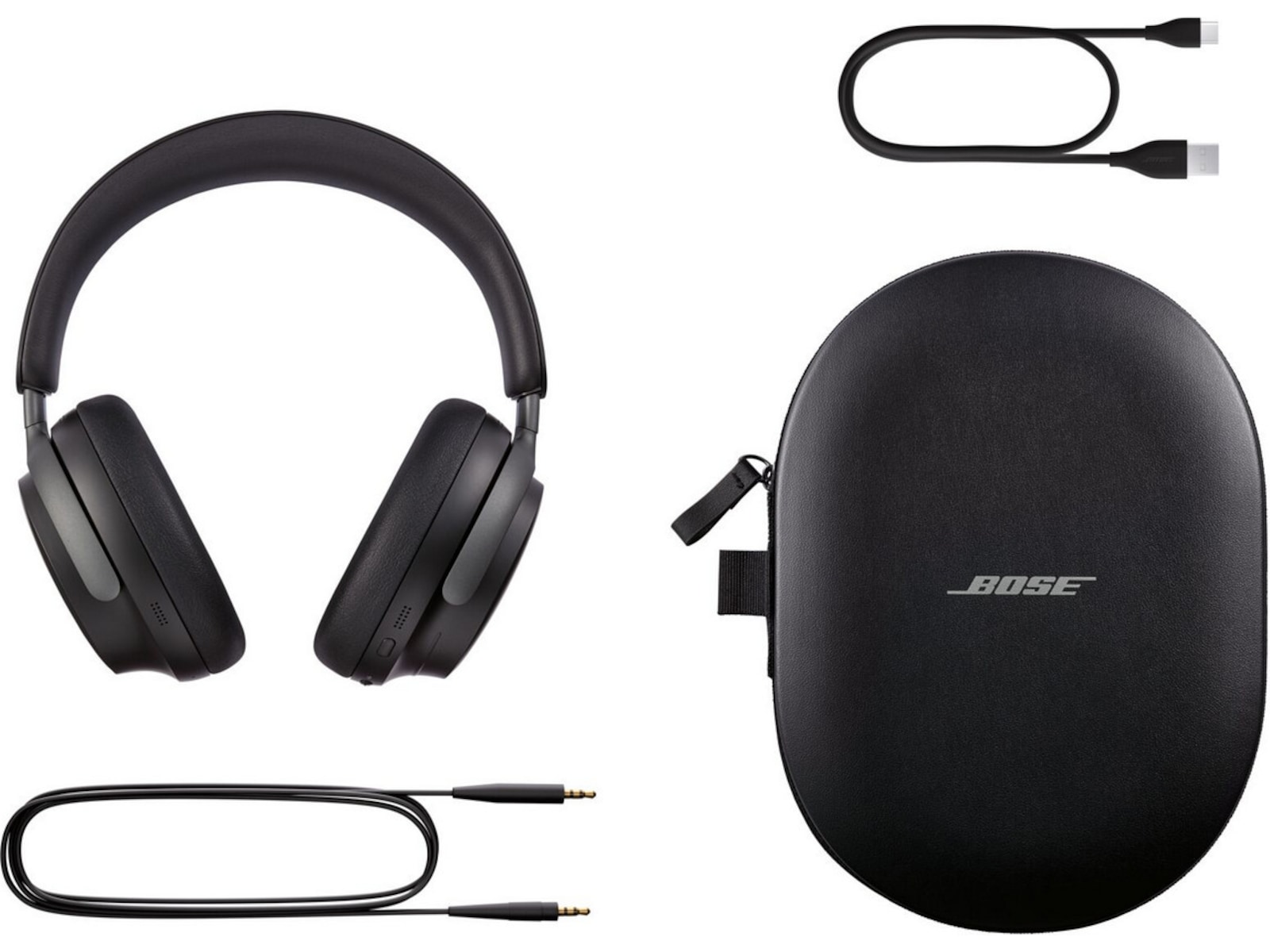 Bose QuietComfort Ultra Trådløse høretelefoner, Over-Ear (sort) Høretelefoner