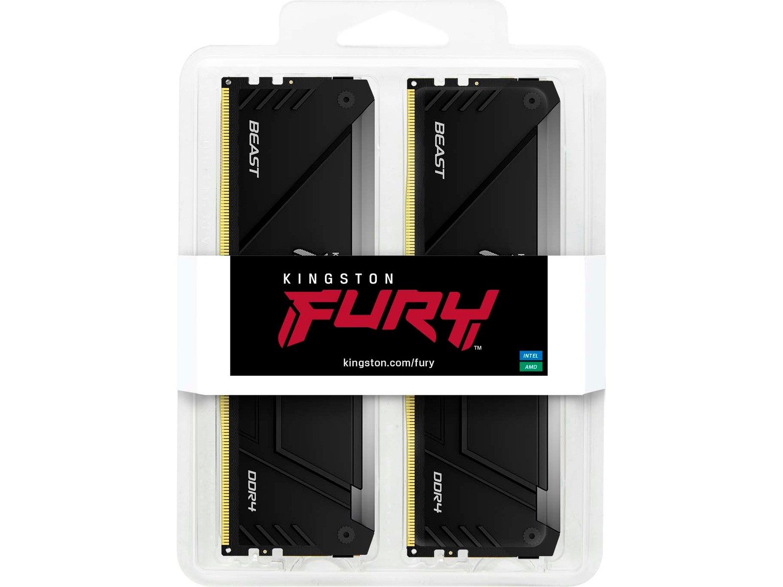 Kingston FURY Beast RGB DDR4 3200MHz 32GB Hukommelse (RAM)