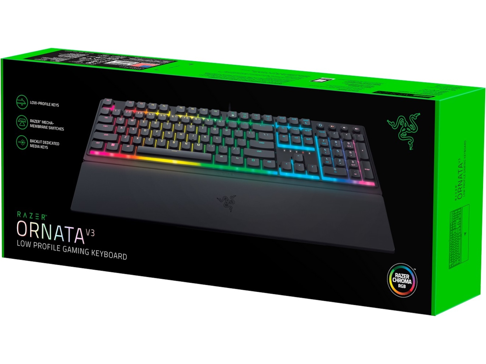 Razer Ornata V3 Gaming Tastatur (sort) Gamingkeyboard
