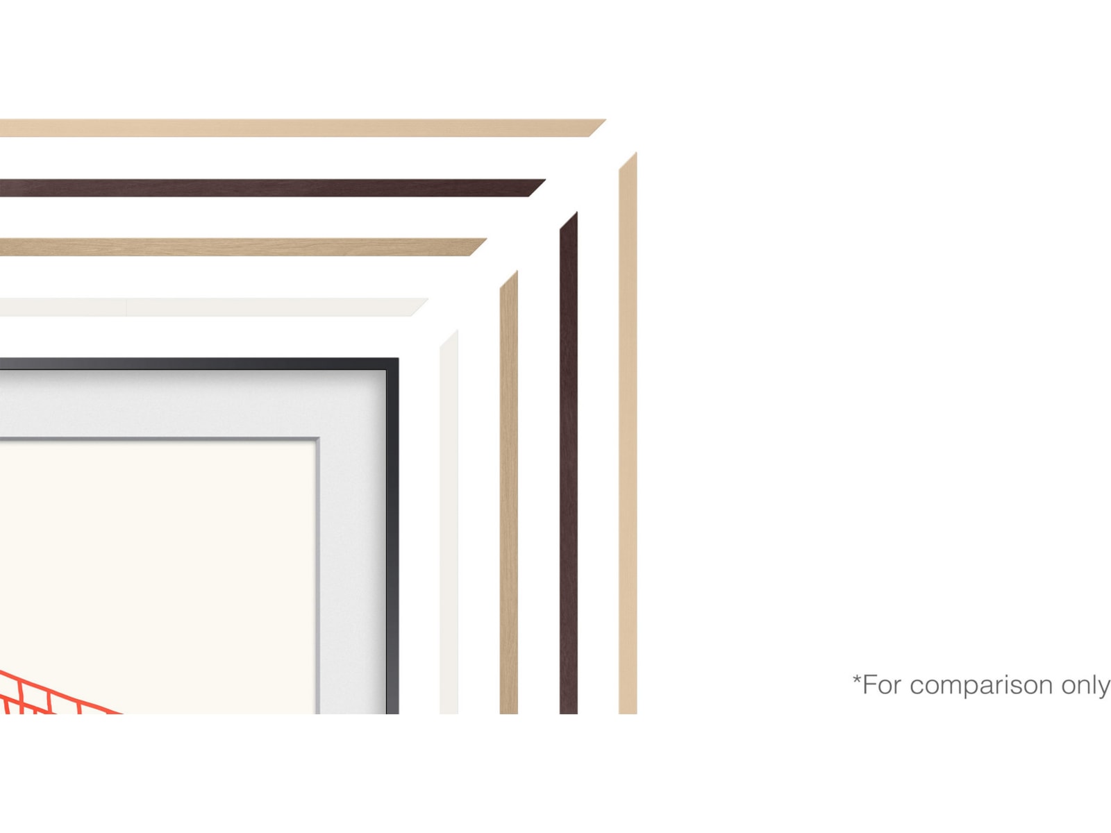 Samsung 55" ramme til The Frame (2021-2025, hvid) TV-rammer & tilbehør
