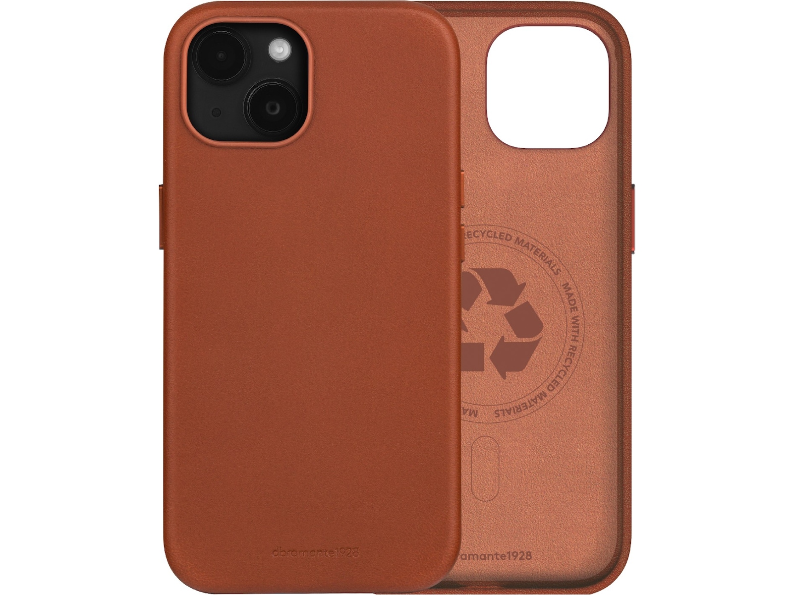dbramante1928 iPhone 15 Plus Roskilde lædercover (brun) Mobilcover