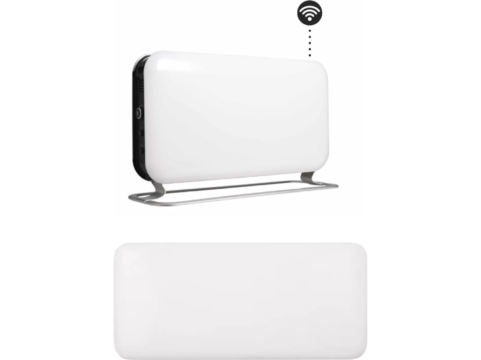 Mill WiFi gulvovn 1200W + Invisible WiFi Gen 3 1300W (hvid) Varmepaneler