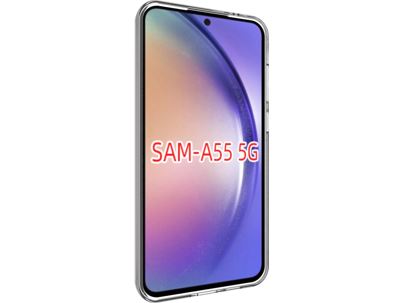 iiglo Samsung Galaxy A55 Silikonecover (transparent) Mobilcover