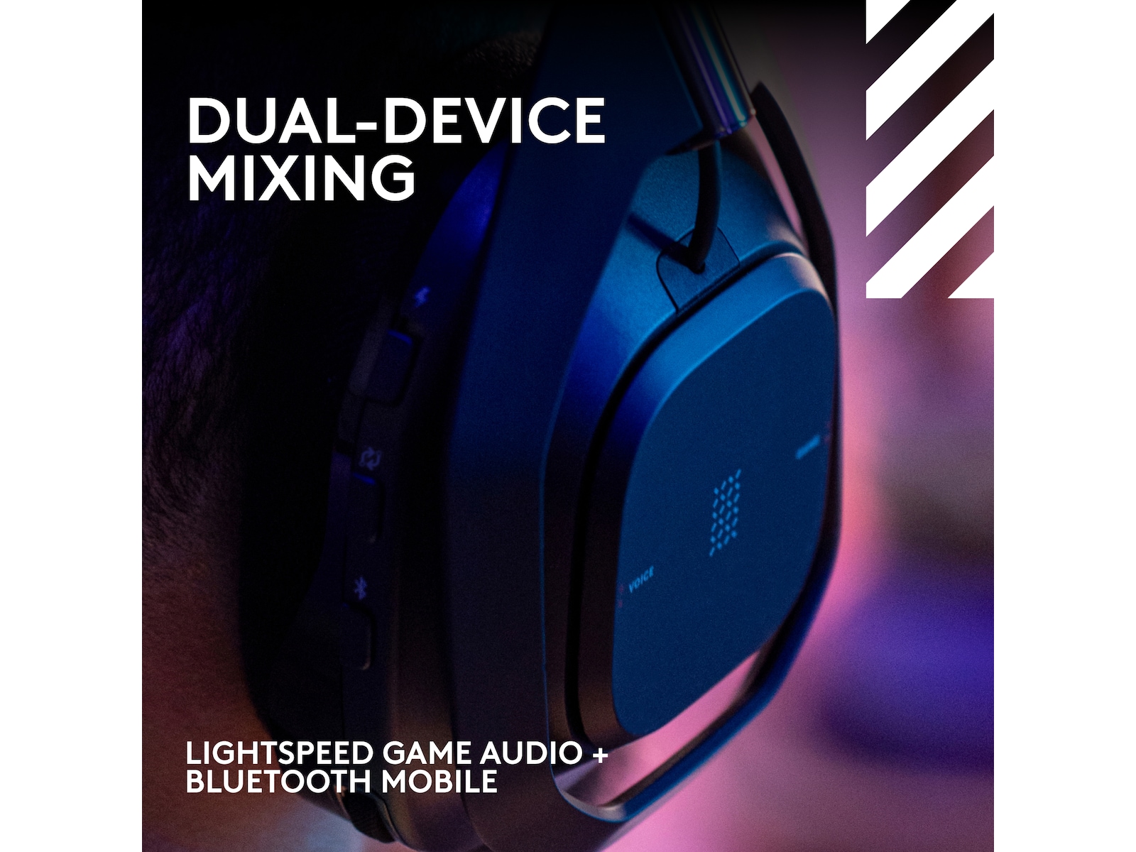 Astro A50 X LIGHTSPEED Trådløst Gaming headset + basestation (sort) Gamingheadset