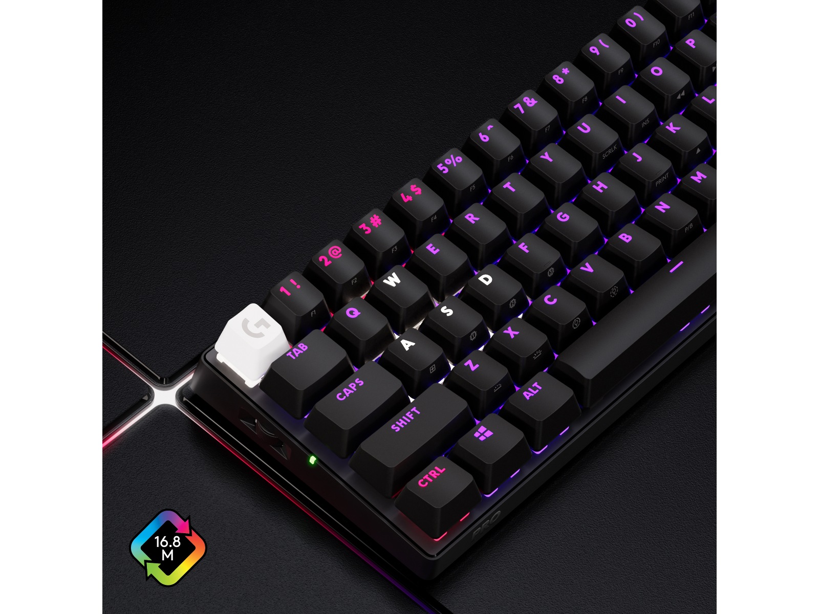 Logitech G Pro X 60 Lightspeed Linear trådløst gamingtastatur (sort) Gamingkeyboard