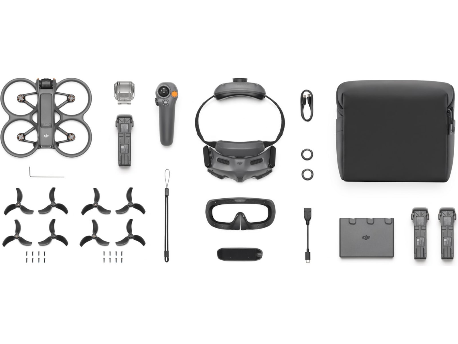 DJI Avata 2 Fly More Combo (Three Batteries) Droner