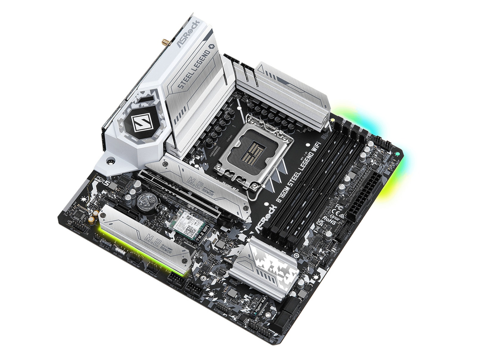ASRock B760M Steel Legend WIFI Bundkort Intel Socket