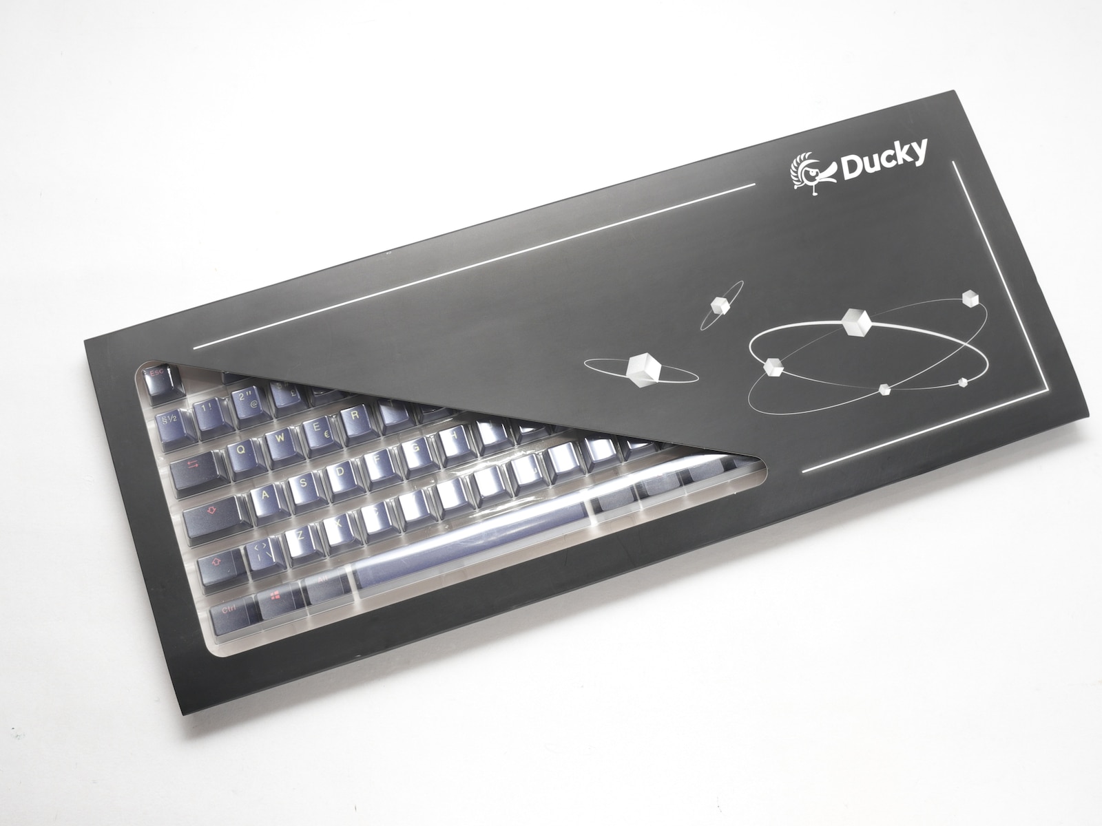Ducky PBT Cosmic Keycaps (Blå/sort) Tilbehør til gaming tastatur og mus