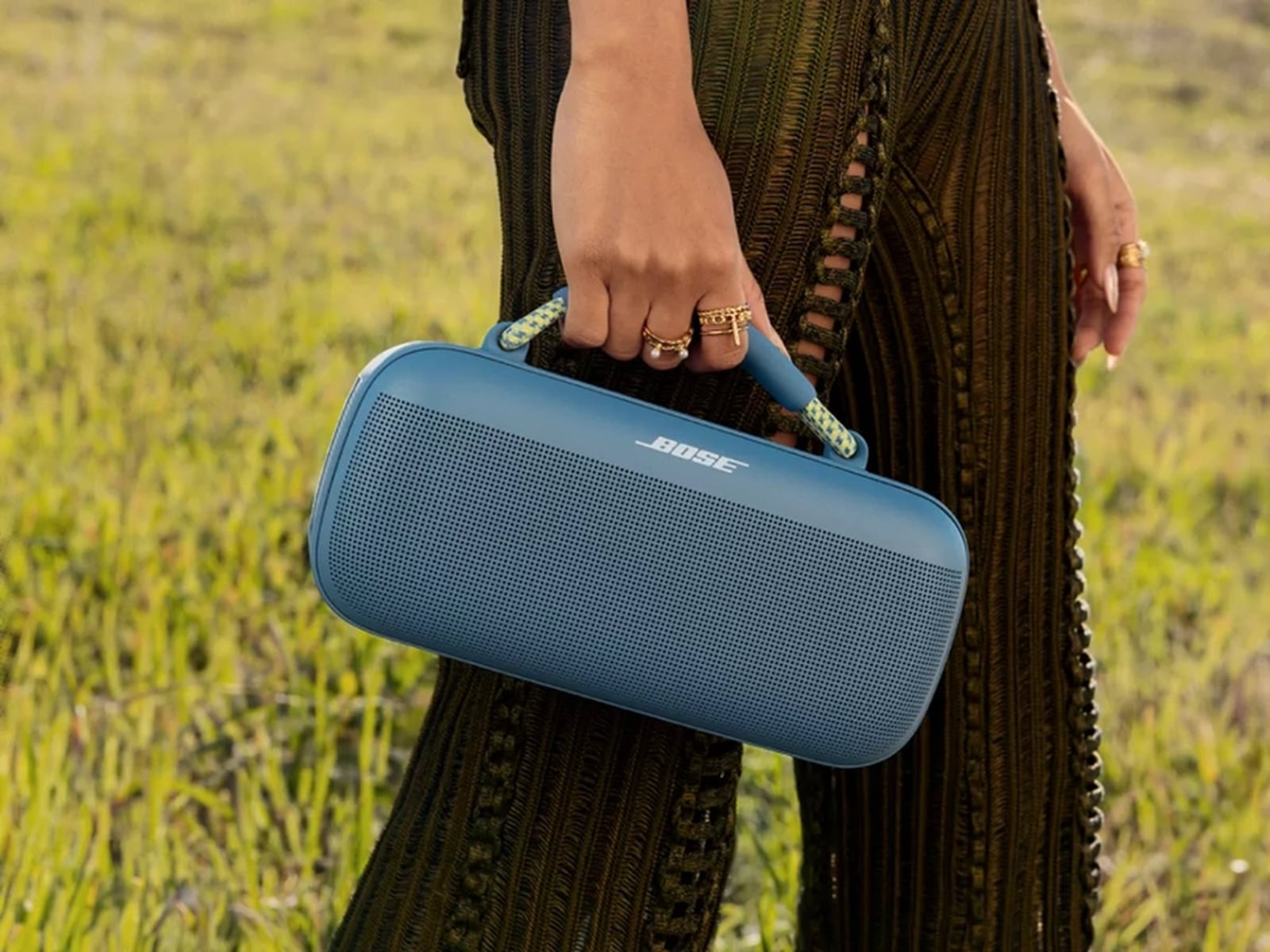 Bose SoundLink Max Rebhåndtag (Tusmørkeblå/Hyper Citron) Højttalerbeslag & tilbehør
