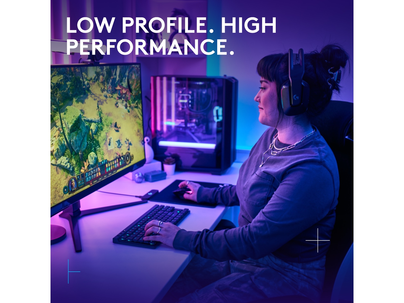 Logitech G G515 Lightspeed Gaming Keyboard (sort) Gamingkeyboard