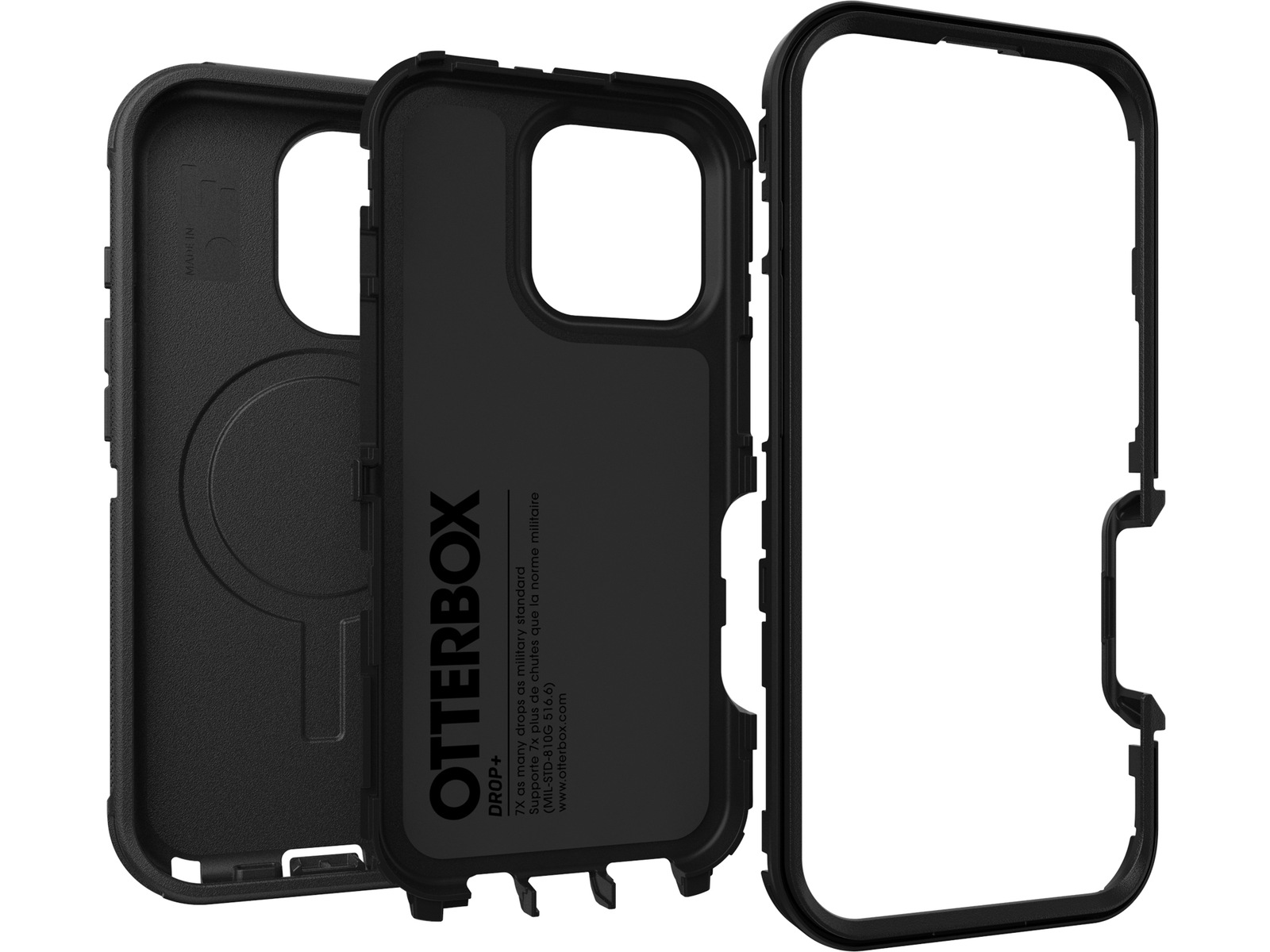 OtterBox iPhone 16 Pro Defender cover - ProPack (sort) Mobilcover