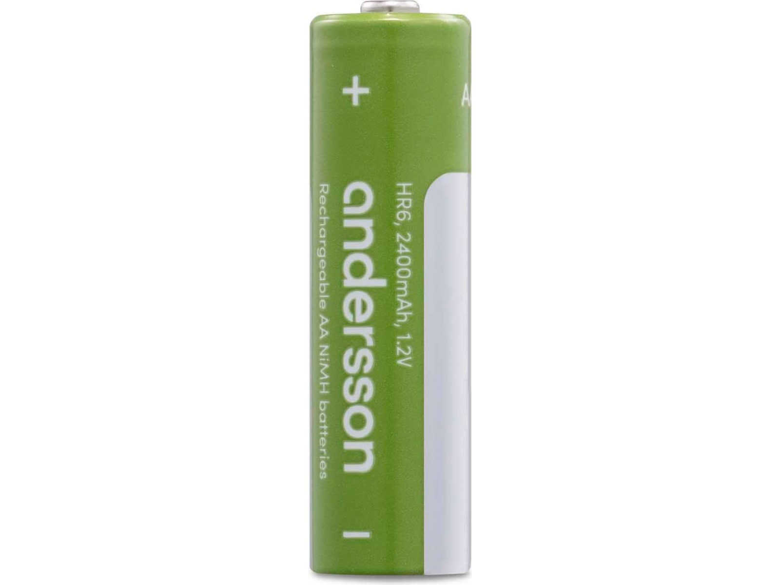 Andersson genopladeligt AA batteri, 4-pk Generelle batterier