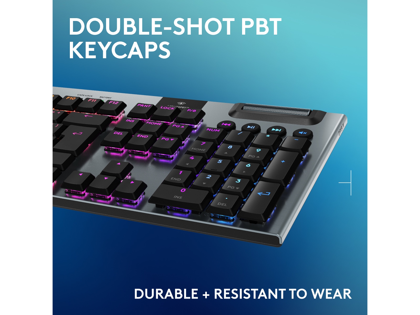 Logitech G915 X Lightspeed TKL Trådløst Gamingtastatur (sort) Gamingkeyboard