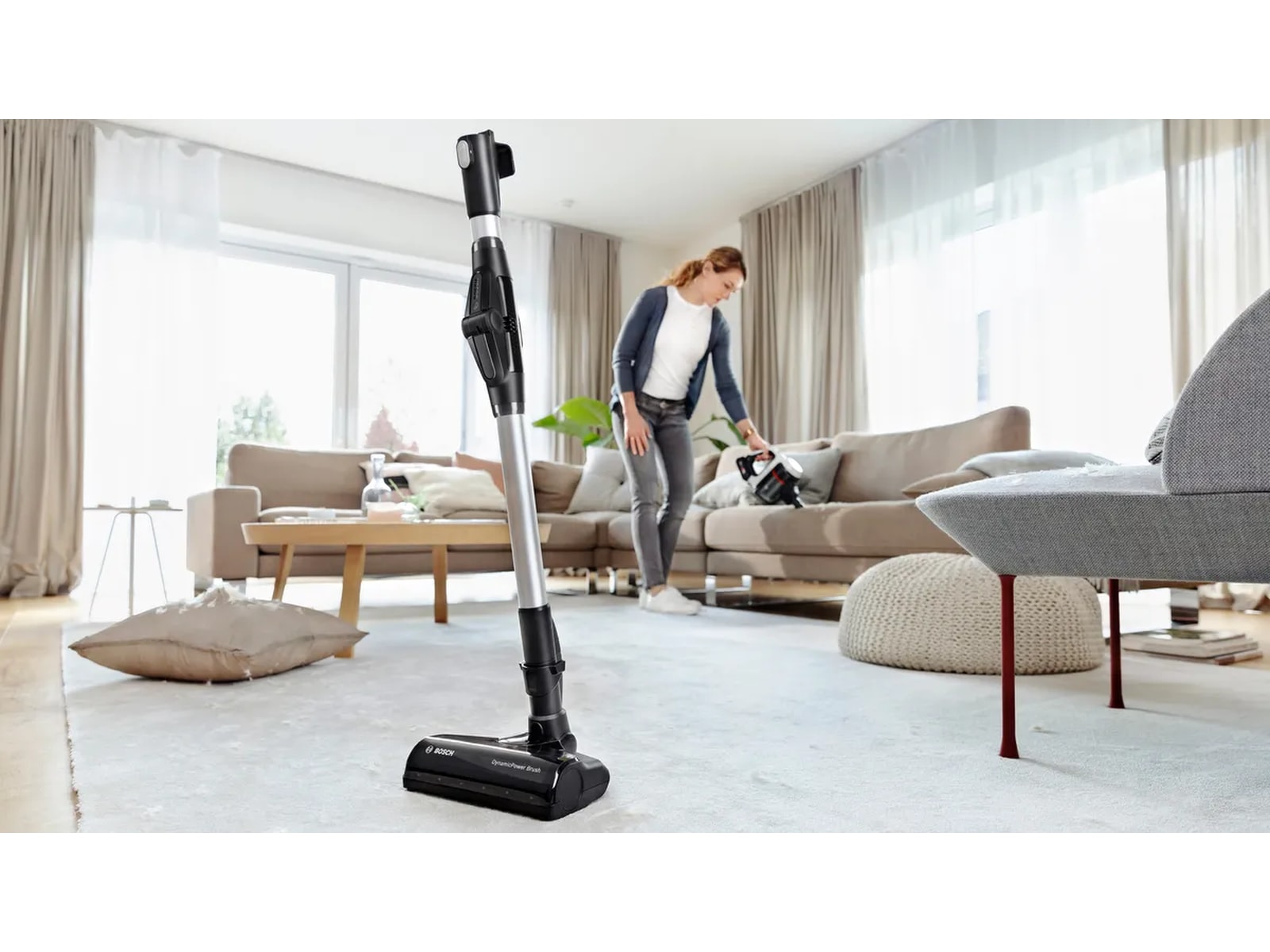 Bosch Unlimited 7 Oppladbar støvsuger, Hvit Ledningsfrie støvsugere