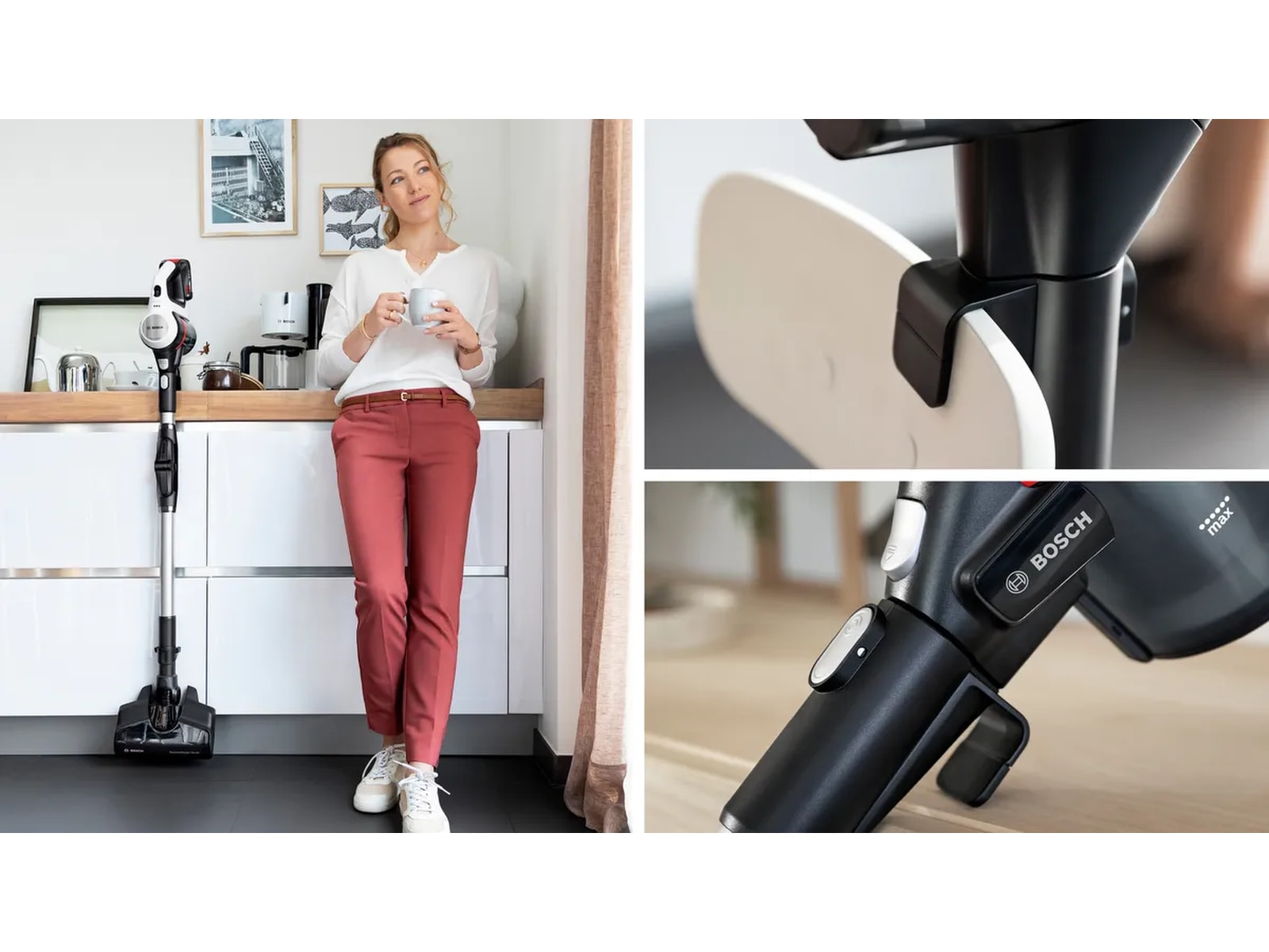 Bosch Unlimited 7 Oppladbar støvsuger, Hvit Ledningsfrie støvsugere