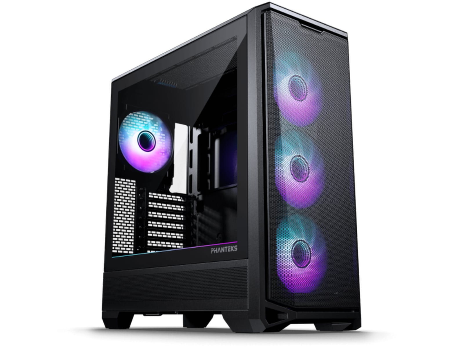 Phanteks Eclipse G400A Case, 140mm DRGB Fan x 4, Satin Black Midi Tower