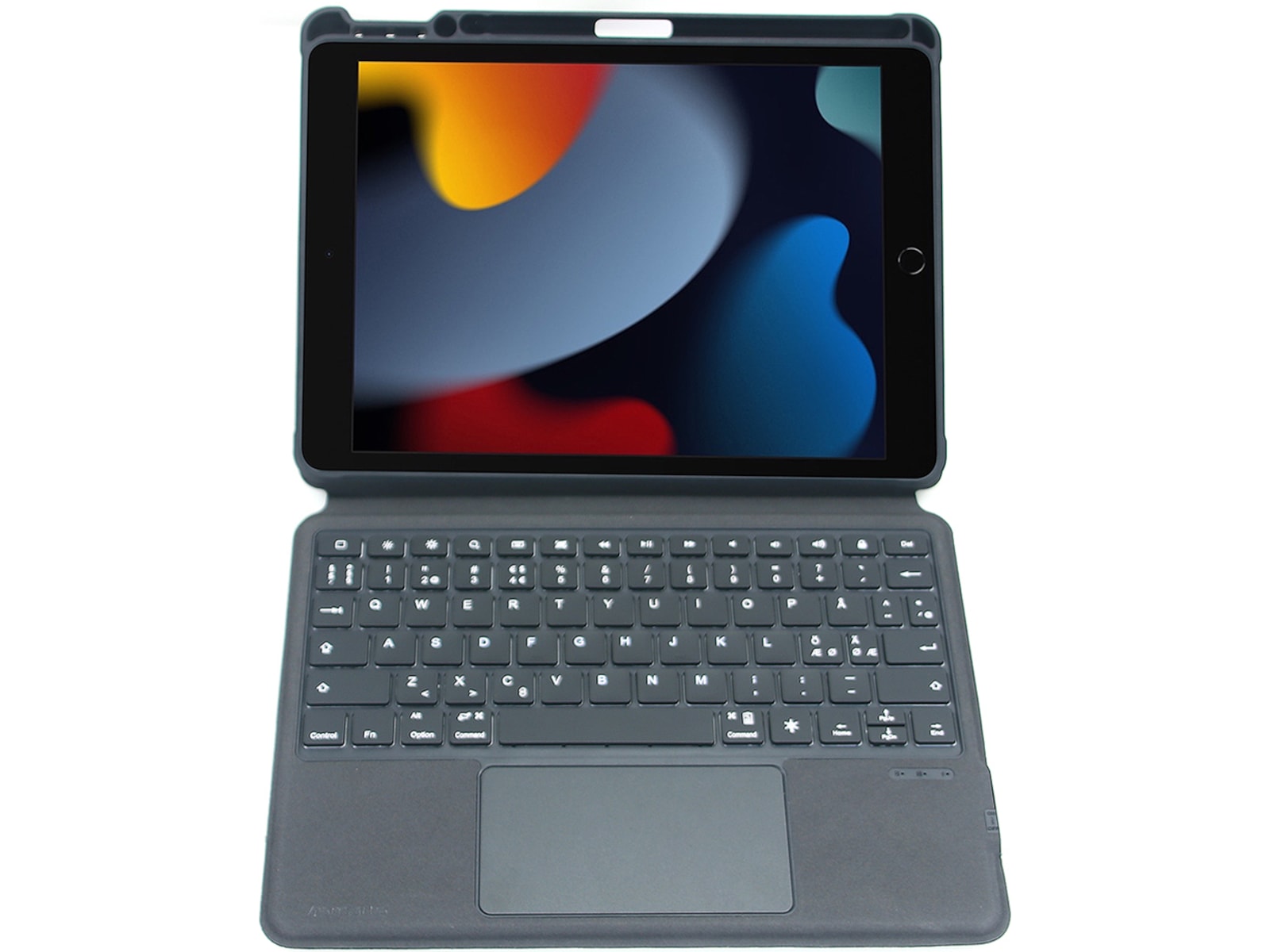 4smarts iPad Pro 11" 2-i-1 Tastaturcover (grå) Tastatur og stylus