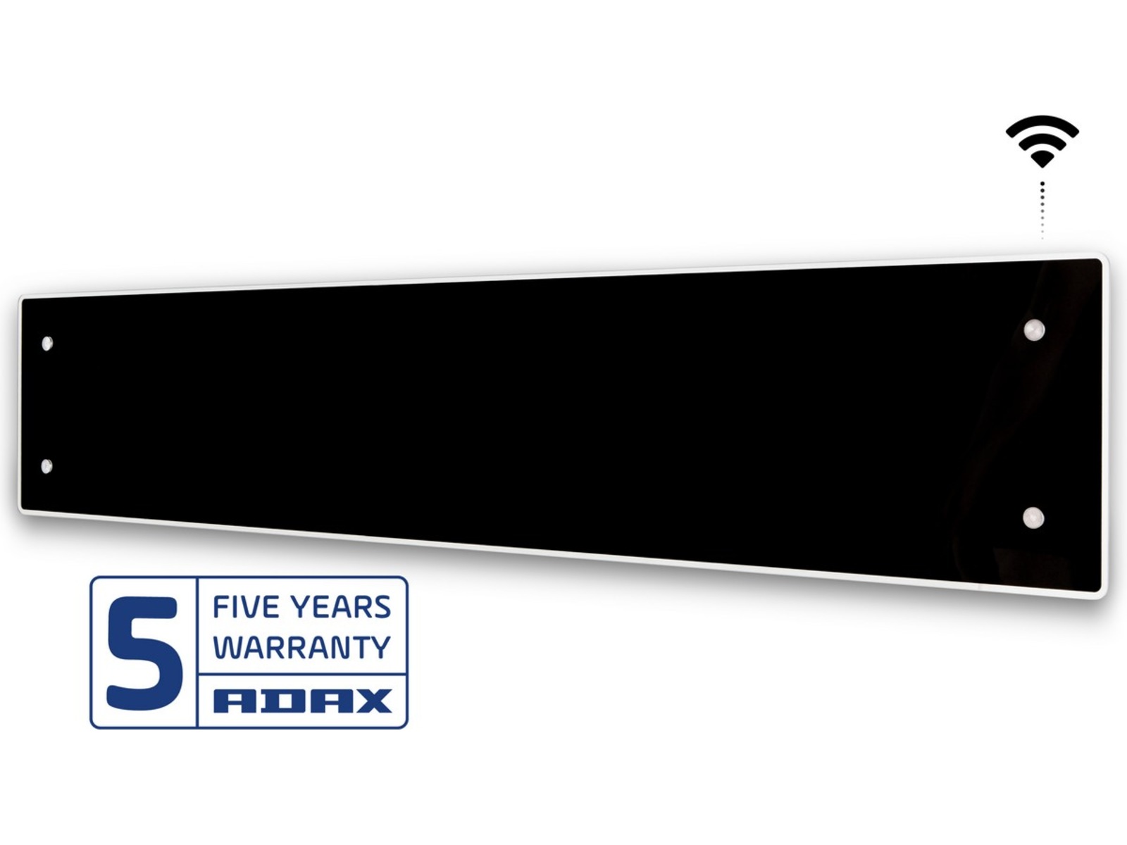 Adax Clea WiFi panelovn glas 800W (sort) Varmepaneler