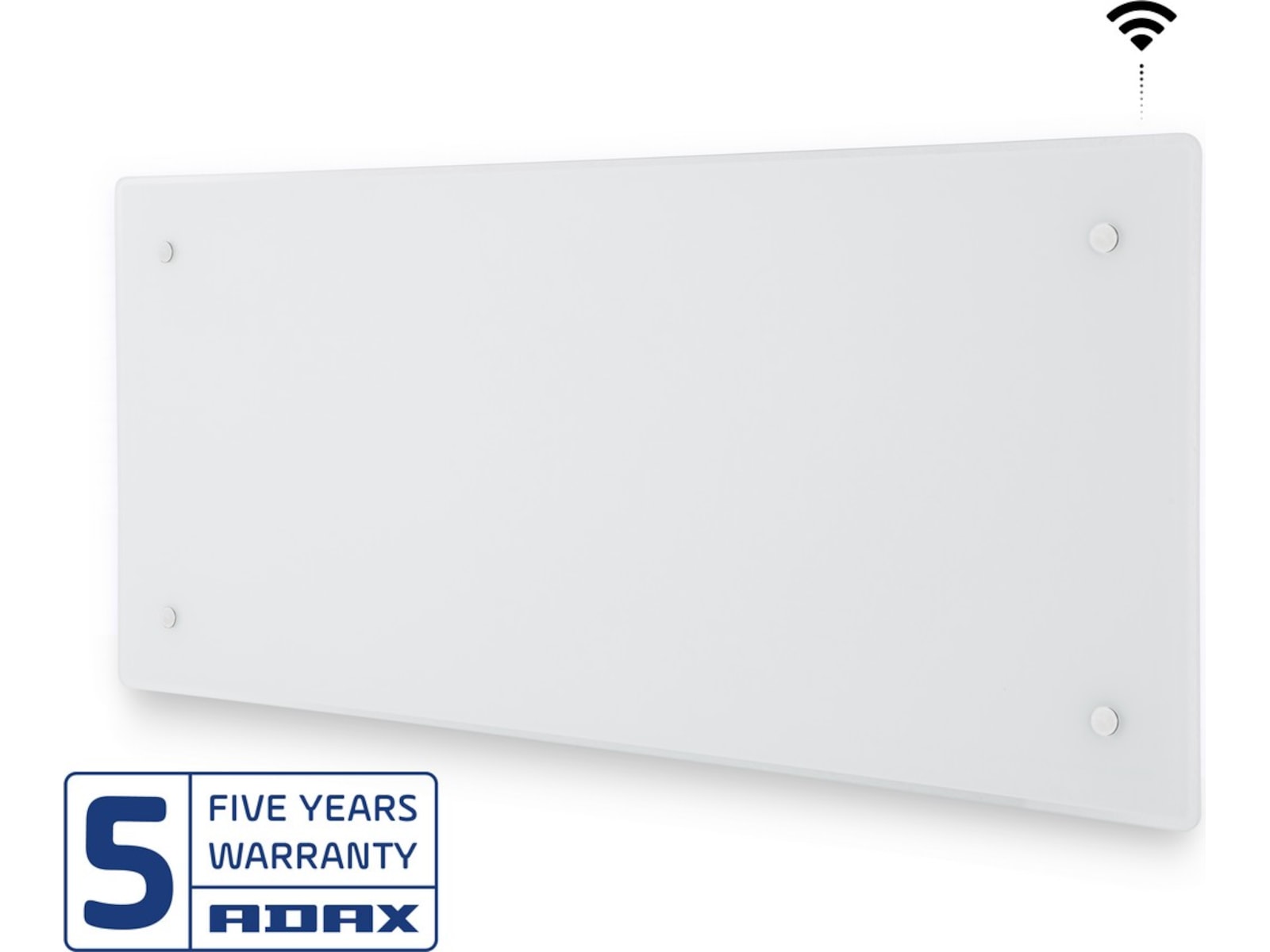 Adax Clea WiFi panelovn glas 1200W (hvid) Varmepaneler