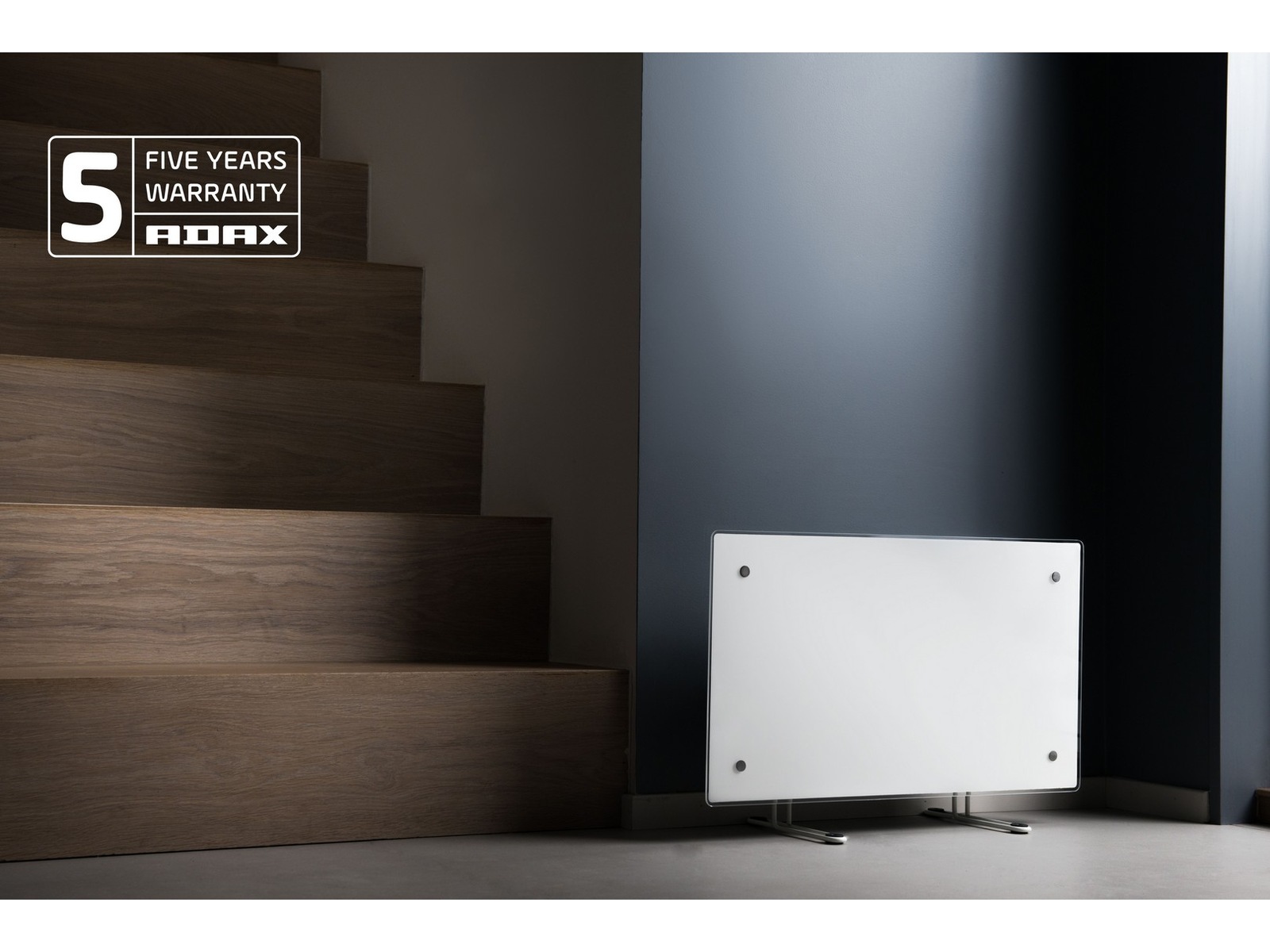 Adax Clea WiFi panelovn glas 1200W (hvid) Varmepaneler