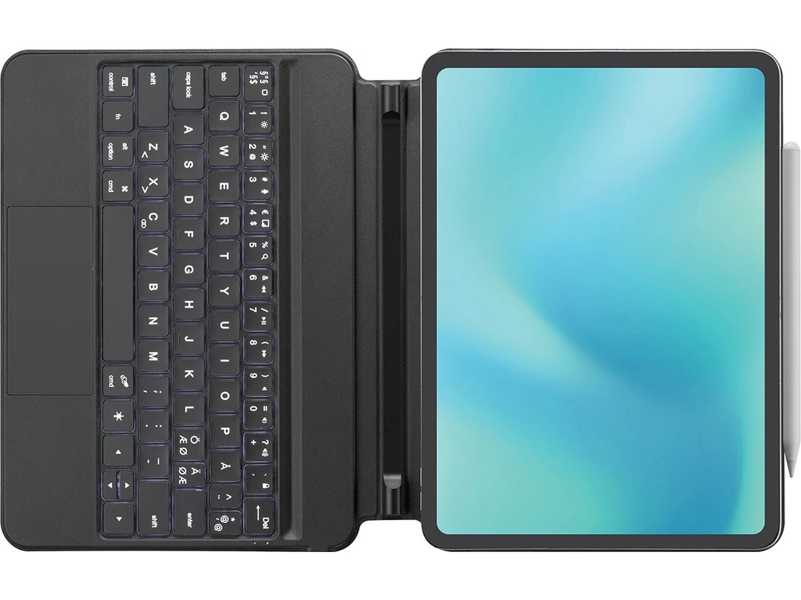 Andersson iPad Air 10,9" / 11" tastaturetiu (sort) Tastatur og stylus