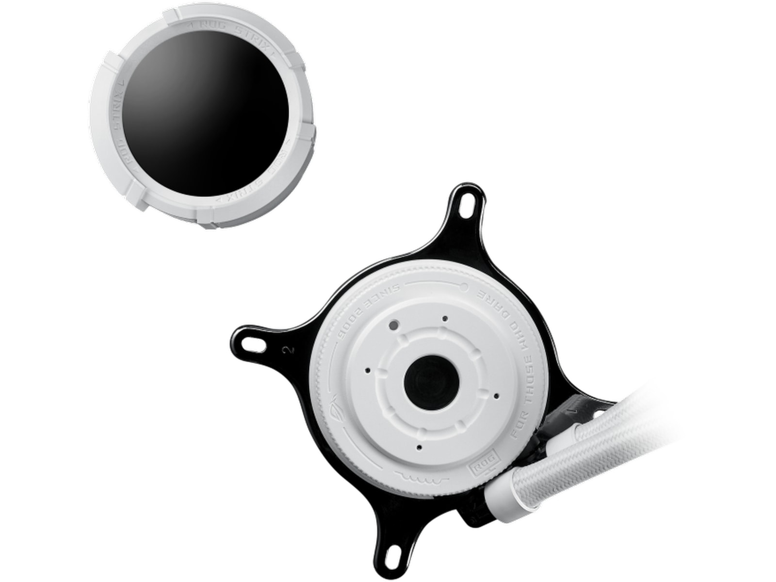 Asus ROG Strix LC III 360 ARGB LCD Køler (hvidt) CPU - Vandkøling