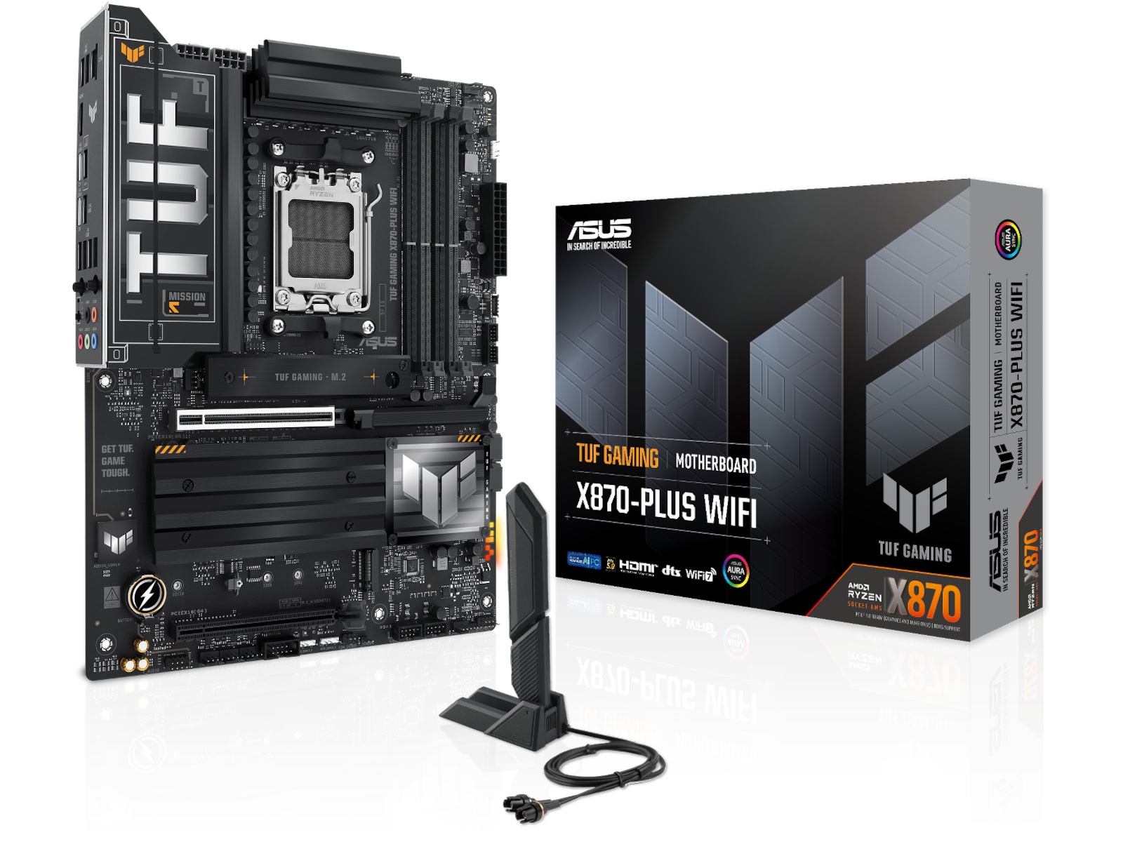ASUS TUF Gaming X870-PLUS WIFI Bundkort AMD Socket