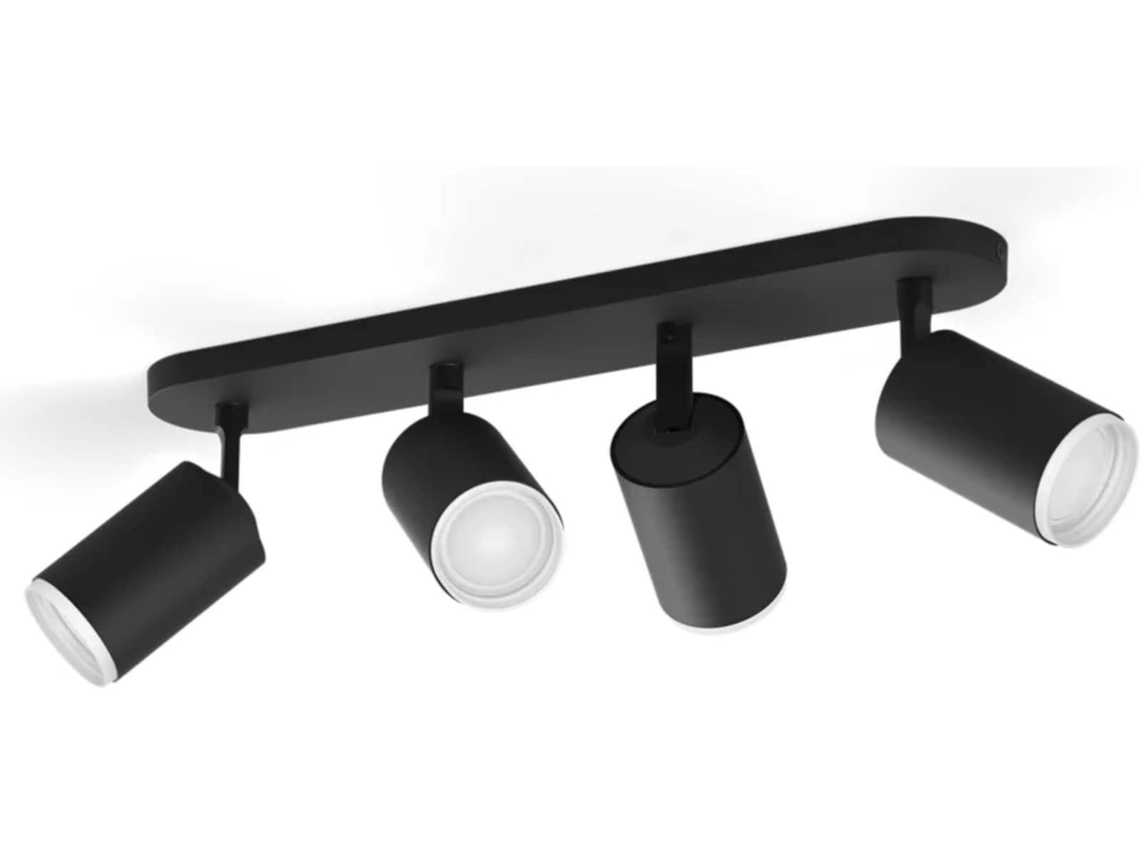 Philips Hue Fugato med fire spots (sort) Loftlampe