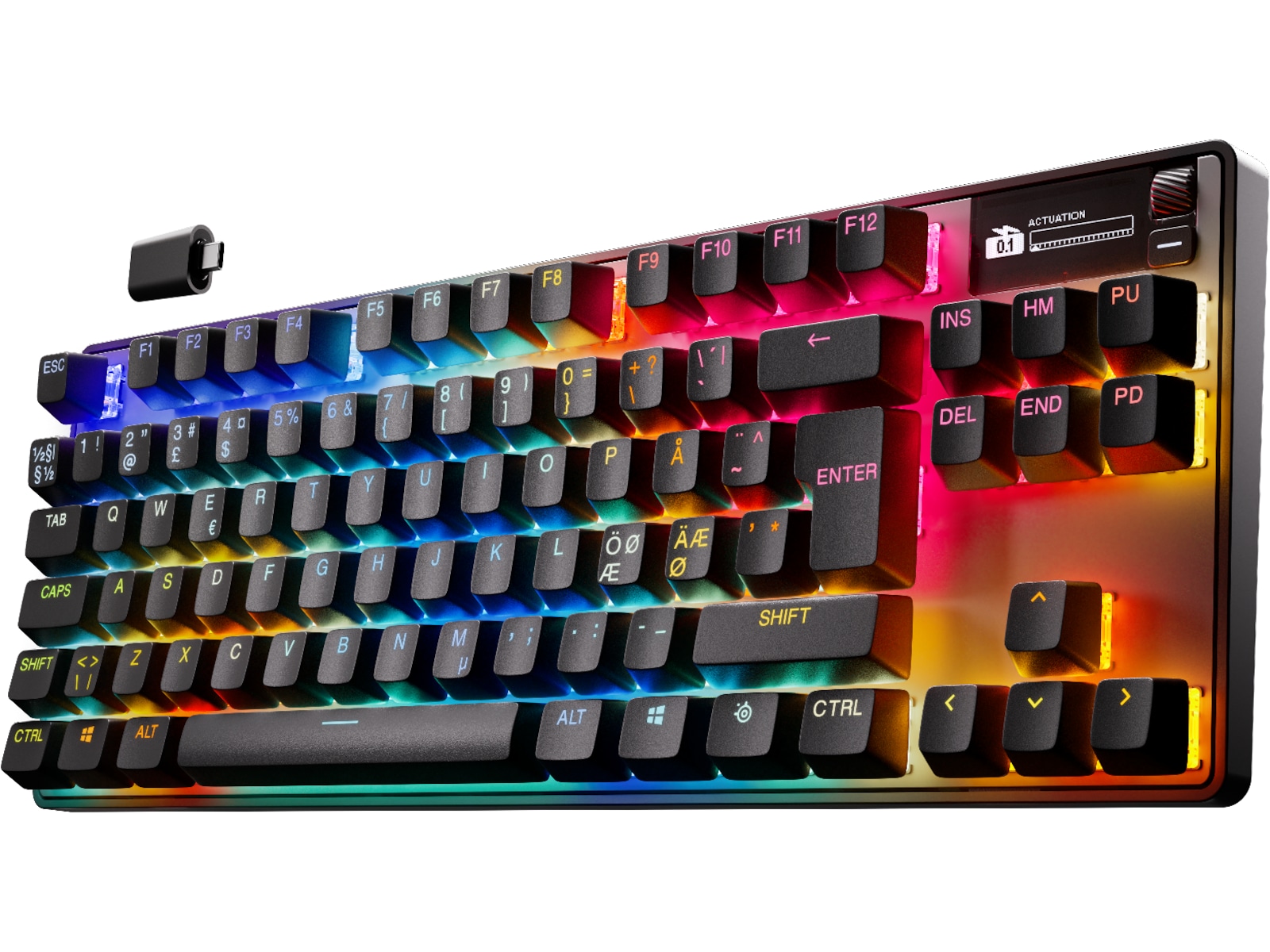 SteelSeries Apex Pro TKL Gen 3 Trådløst Gaming Tastatur Gamingkeyboard