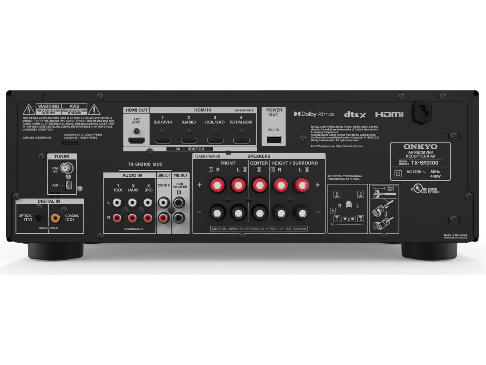 Onkyo TX-SR3100 AV-receiver Receivere