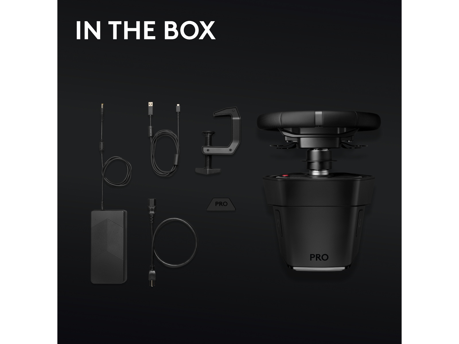 Logitech G PRO Racing Wheel PS/PC Rat og pedaler