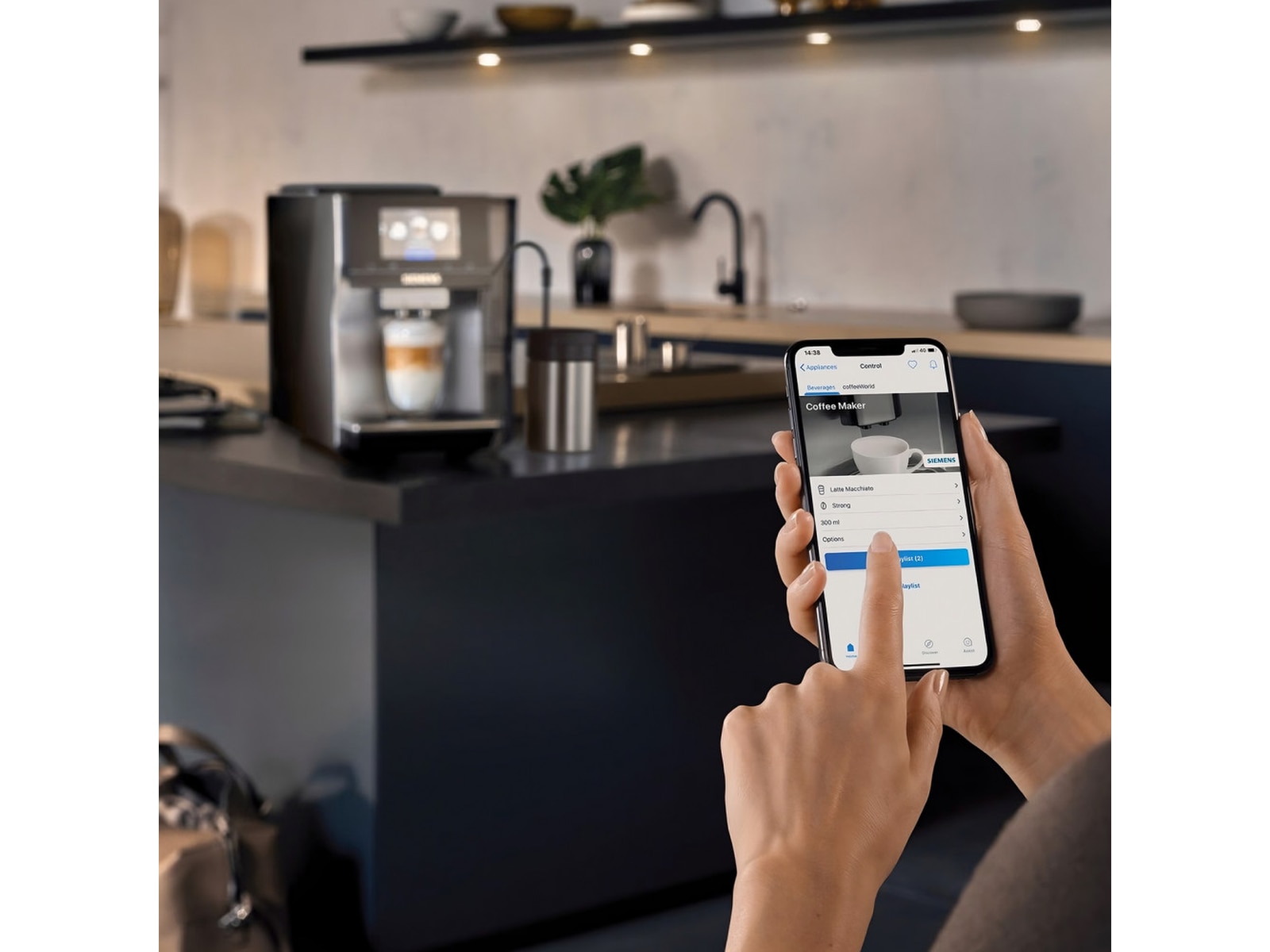 Siemens EQ700 klassisk Automatisk Kaffemaskine (inox/sølv) Espressomaskiner