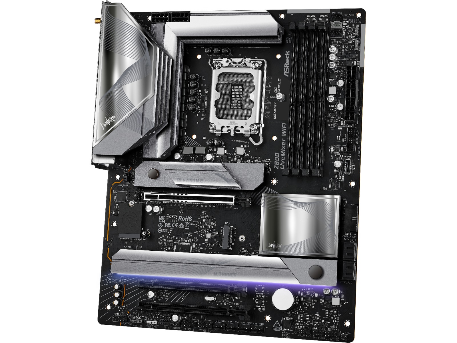 ASRock Z890 LIVEMIXER WIFI Bundkort Intel Socket