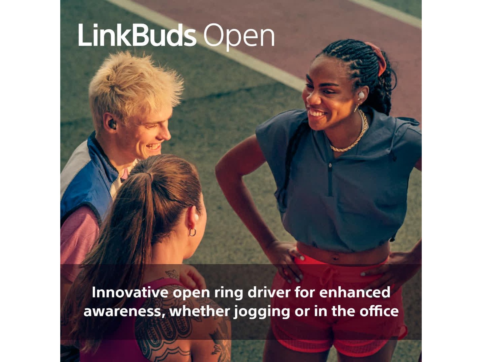 Sony Linkbuds Open True Wireless Earbuds (lilla) In-ear høretelefoner