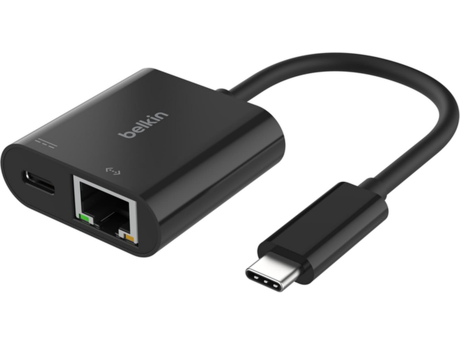 Belkin USB-C til Ethernet Adapter 20cm (sort) Kabeladaptere og overgange
