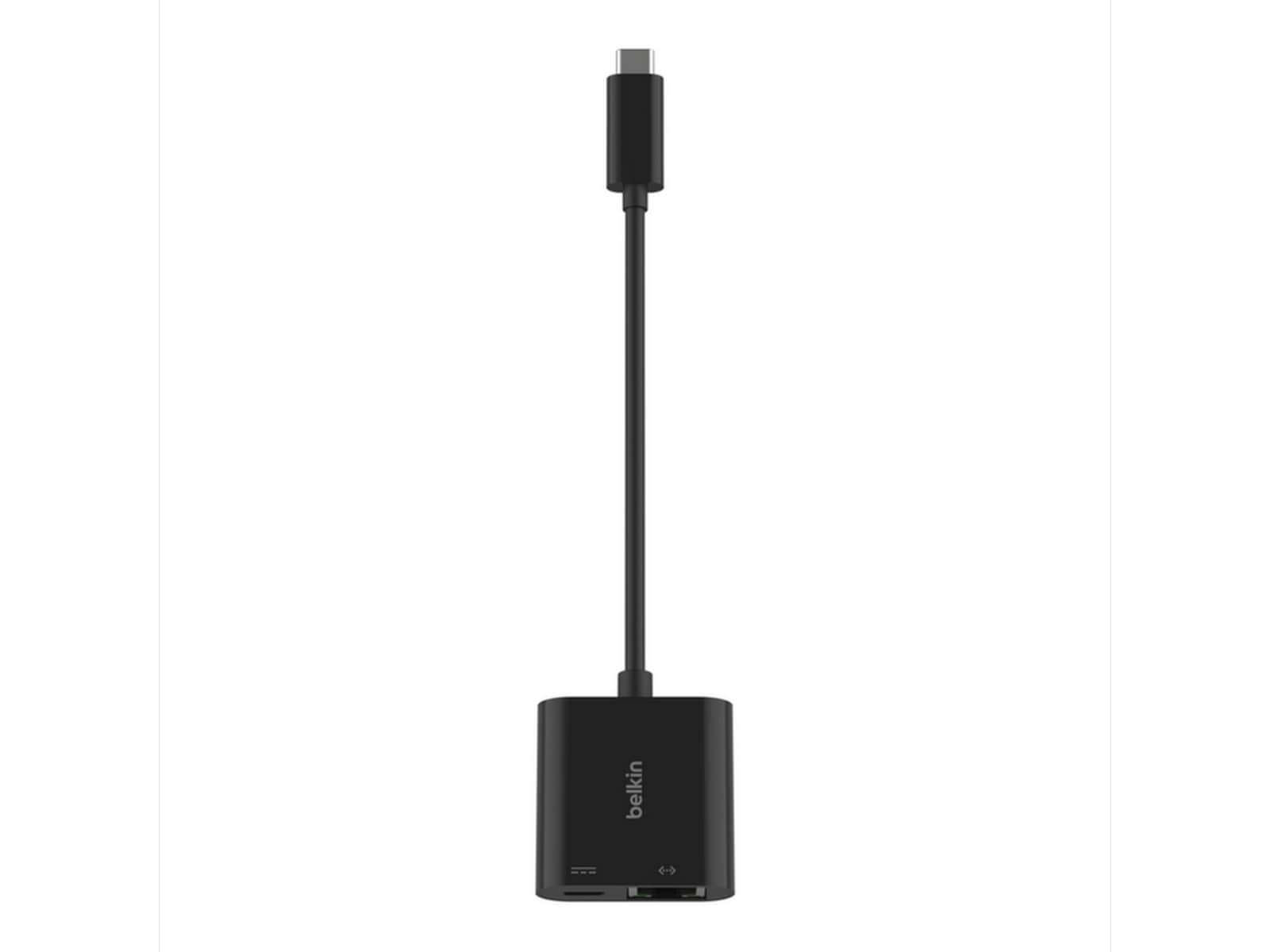 Belkin USB-C til Ethernet Adapter 20cm (sort) Kabeladaptere og overgange