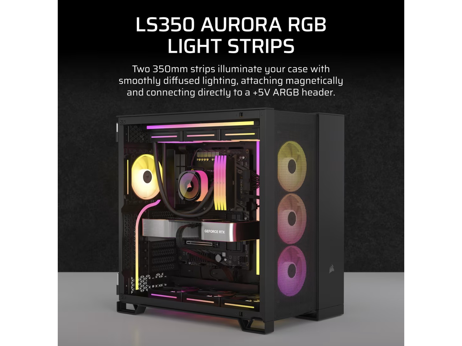 Corsair iCUE Link LS350 Aurora RGB Light Strips Diverse
