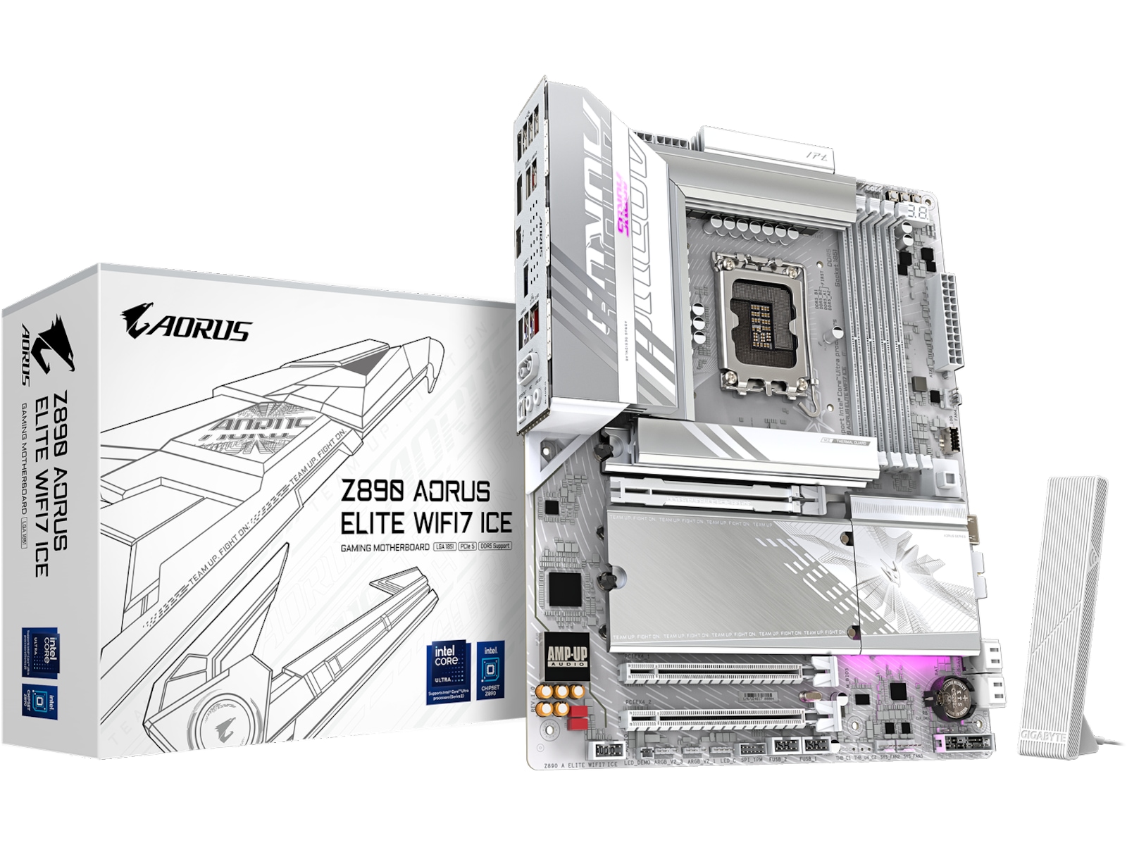 GIGABYTE Z890 A ELITE WF7 ICE Bundkort Intel Socket