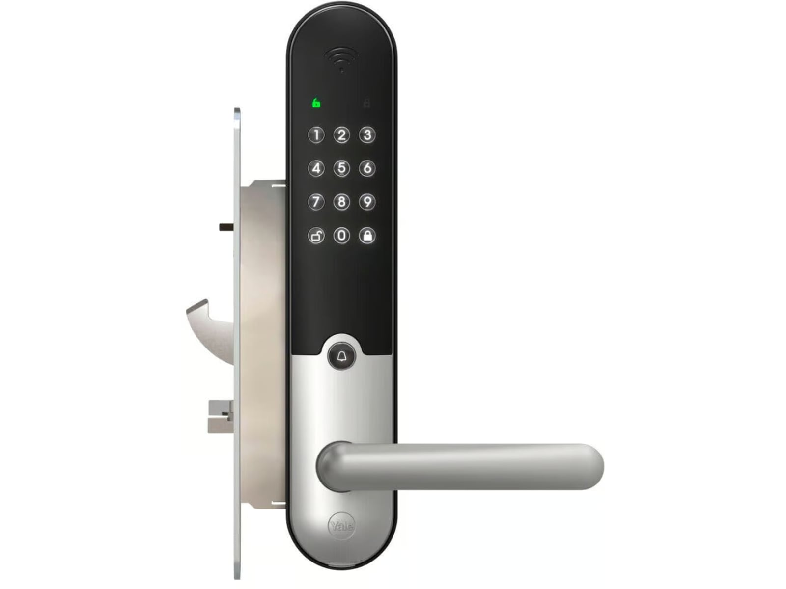 Yale Doorman L3S Flex Smart lås (børstet sort) Elektroniske dørlåse