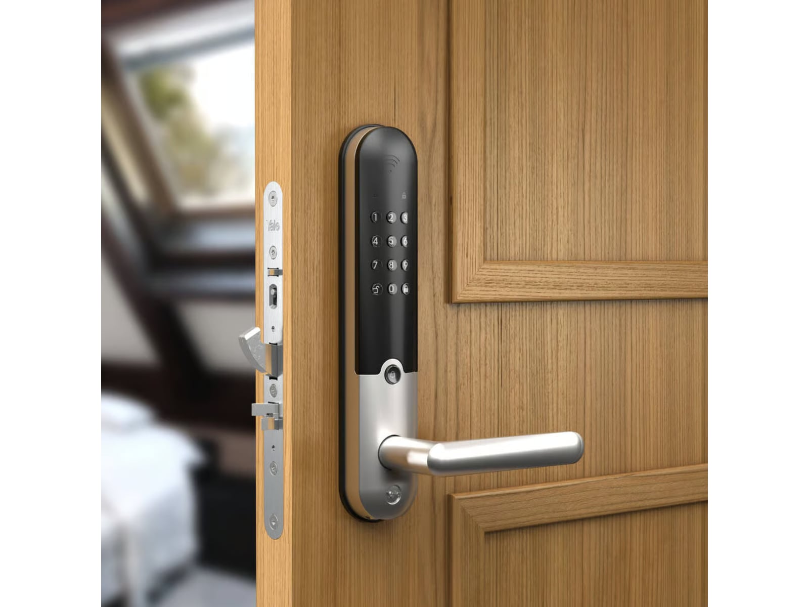 Yale Doorman L3S Flex Smart lås (børstet sort) Elektroniske dørlåse