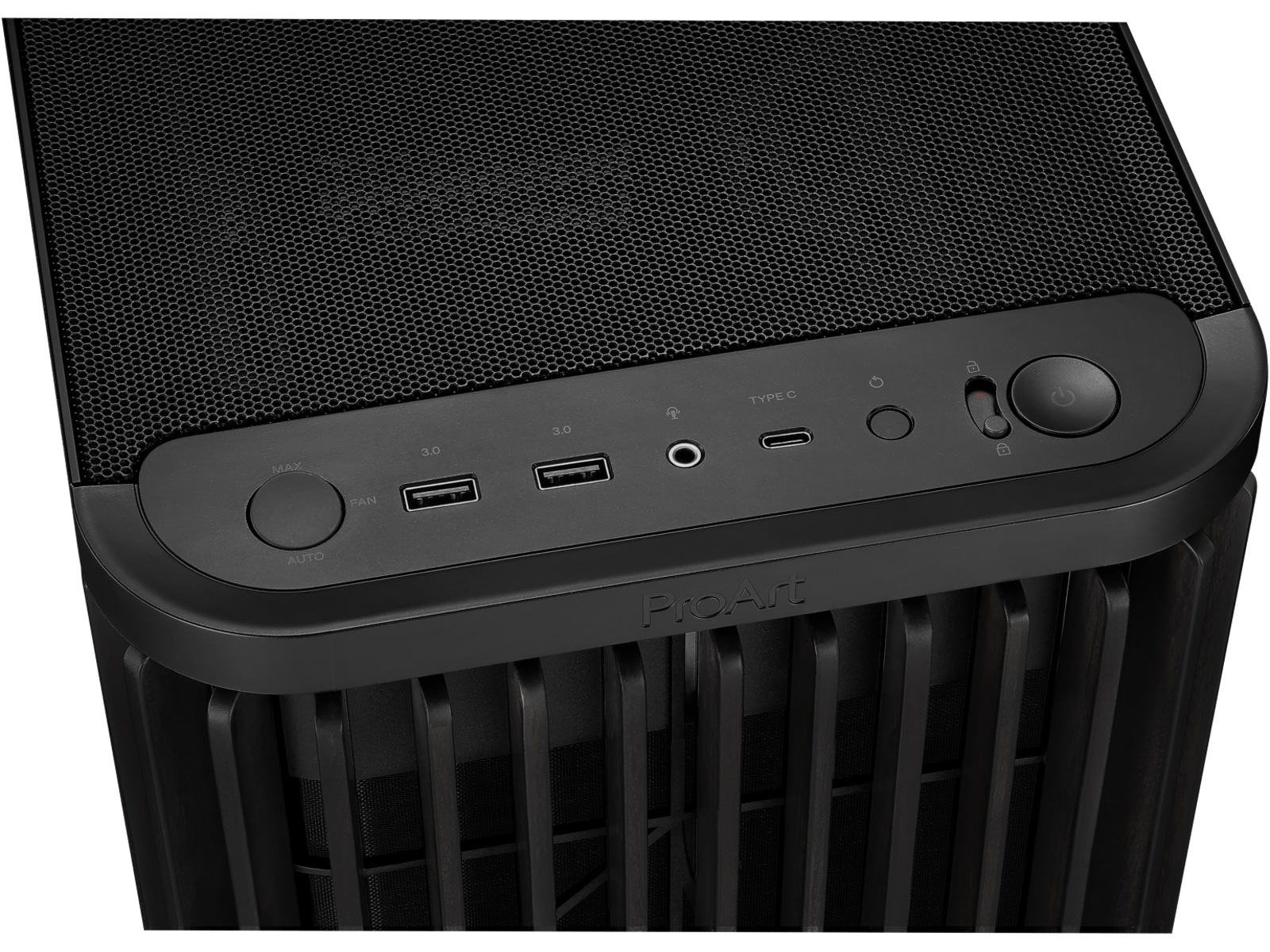 Asus Proart PA401 Wood TG PWM Mid Tower (sort) Midi Tower