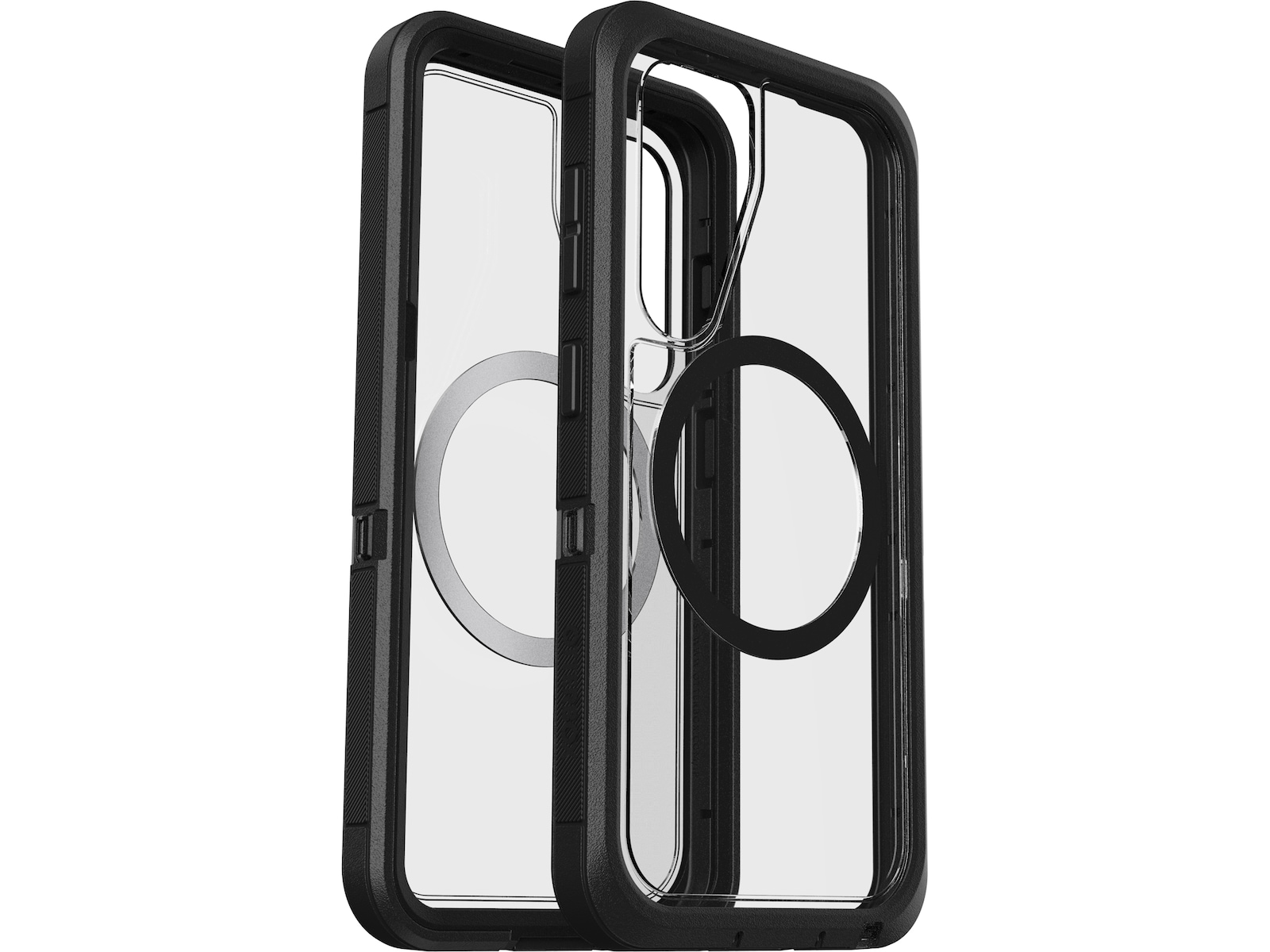 OtterBox Galaxy S25 Defender XT cover (gennemsigtig/sort) Mobilcover